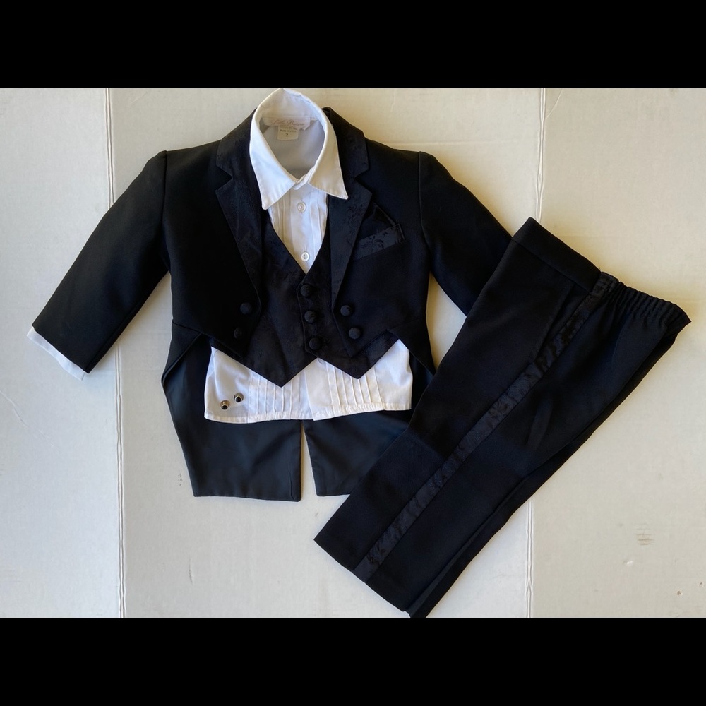 Vintage toddler size 2 Tuxedo set
